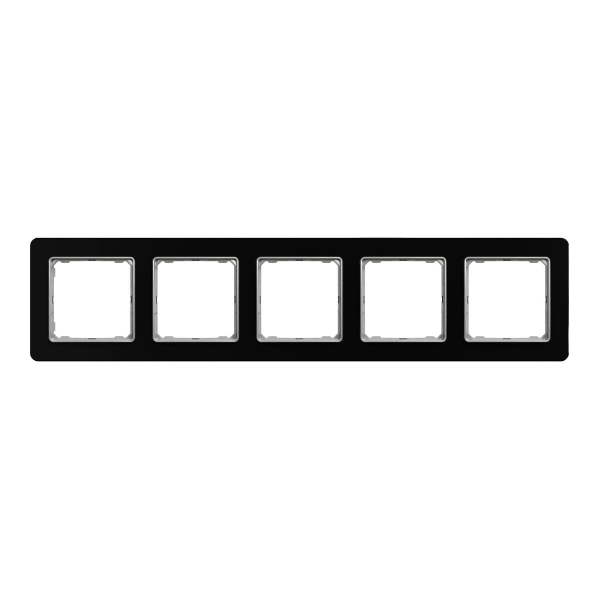 Ramka pięciokrotna Czarne szkło SEDNA DESIGN SCHNEIDER ELECTRIC