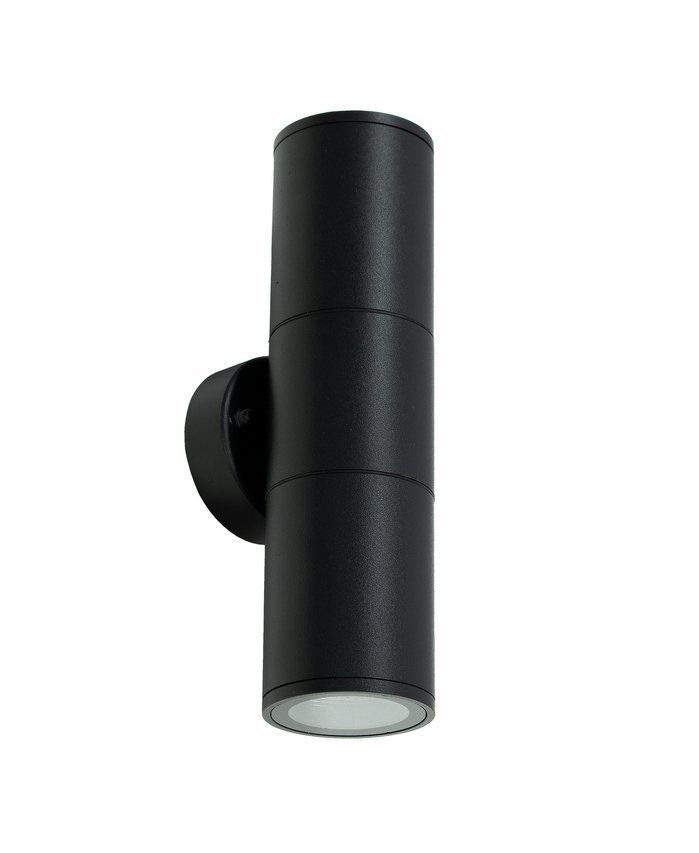 Ogrodowa oprawa elewacyjna kinkiet RENIS Black 2xGU10 IP54 czarny EDO777356 Edo Solutions Garden Line