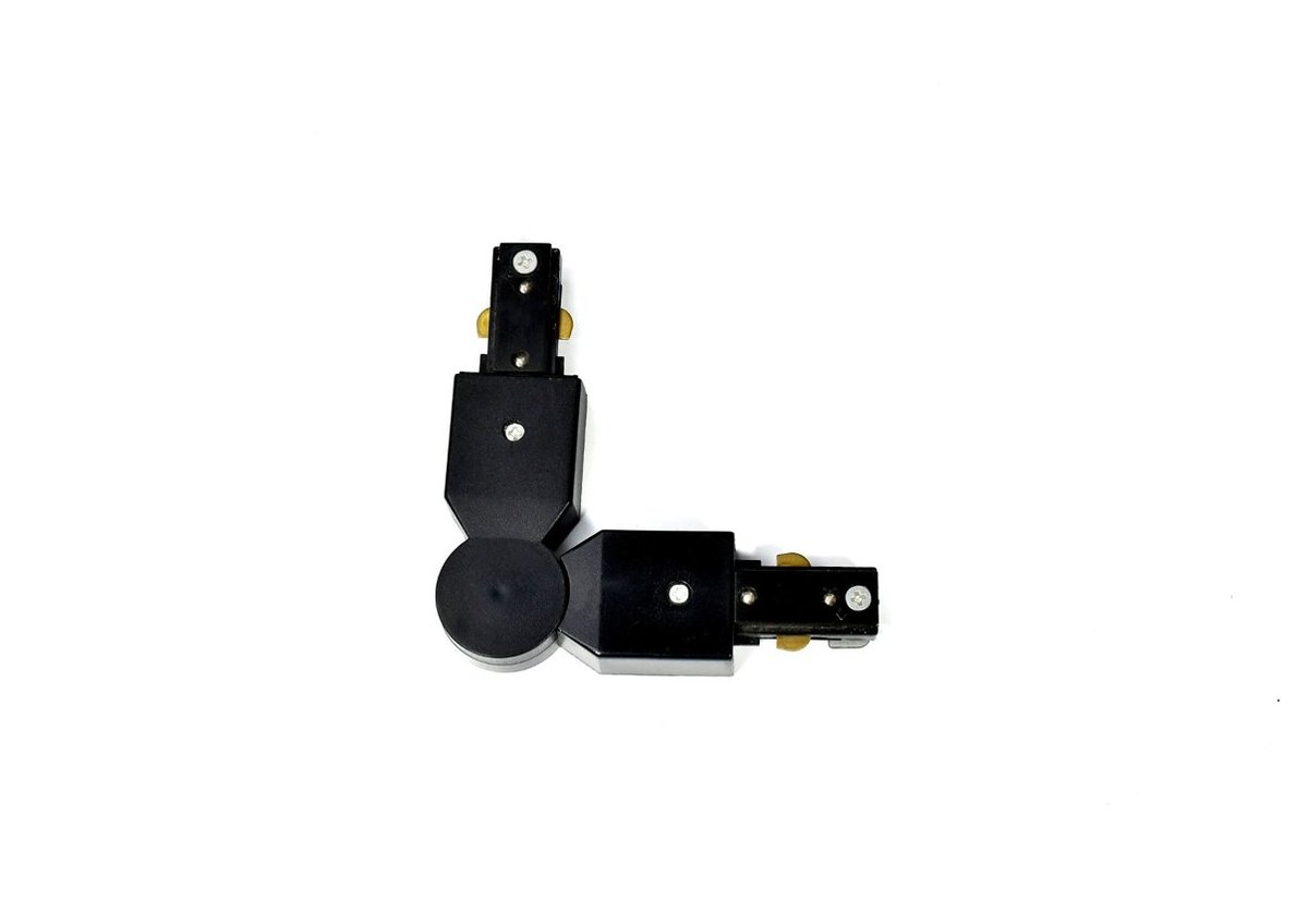 Łącznik przegubowy do szyny, MEVA PRO Flex Connector-B Black, czarny EDO777530 Edo Solutions