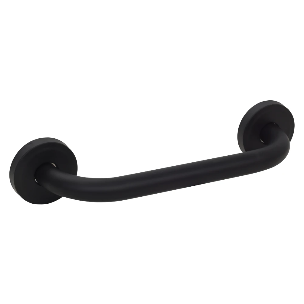 Uchwyt do wanny prosty Bisk NIAGARA stal czarna 26.5 cm