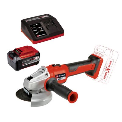 Einhell Szlifierka kątowa aku i ład AXXIO 18/115 Q  5,2Ah