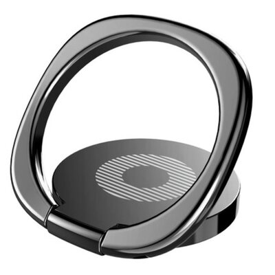 Baseus Uchwyt na palec Baseus Magnetic 360 Phone Ring Black 122693_6953156251700 [12274042]