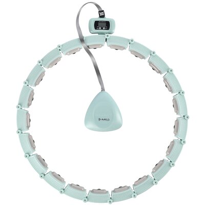 HHM14 HULA HOP GREEN Z MAGNESAMI I OBCIĄŻNIKIEM + LICZNIK HMS