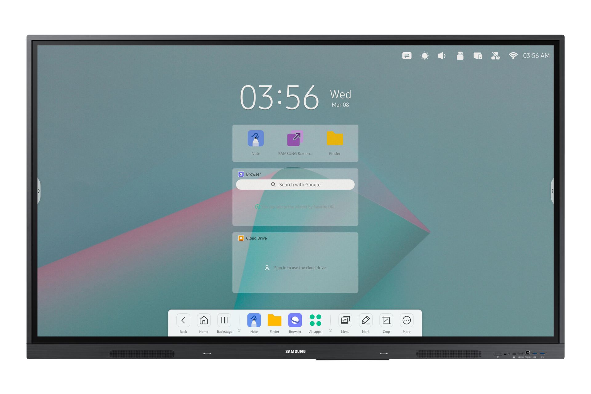 Zdjęcia - Monitor Samsung WA65C 65"  dotykowy 