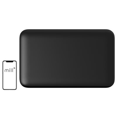 Mill Invisible panel grzewczy (czarny)