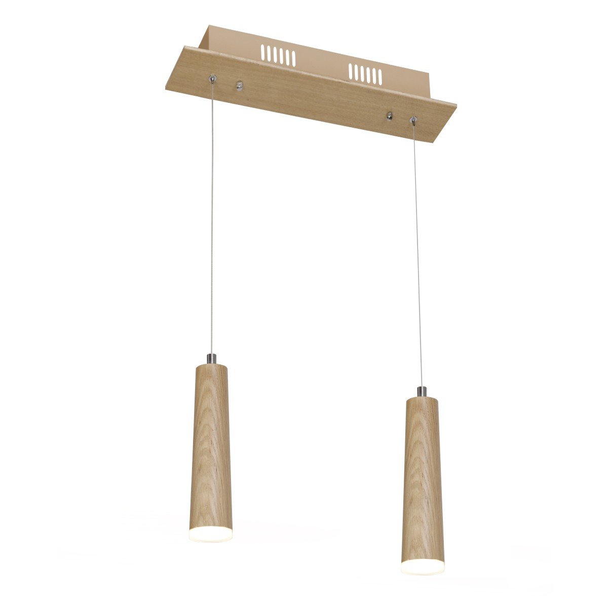 Milagro LAMPA wisząca STICK 565 drewniana OPRAWA zwis LED 10W listwa sufitowa sople drewno 565