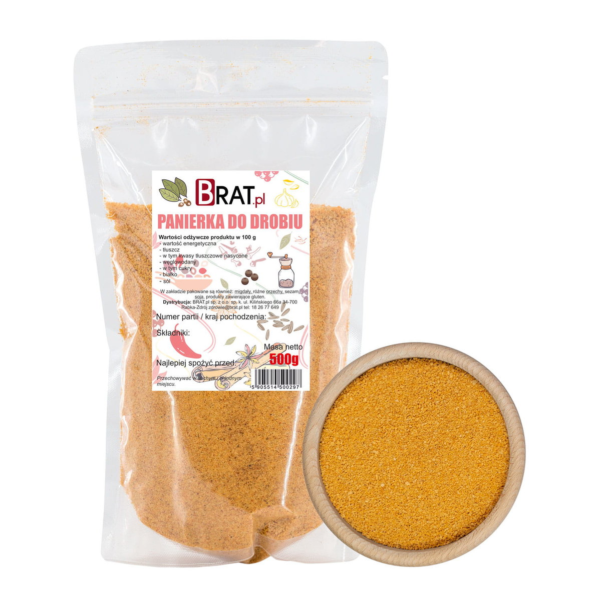 Panierka Do Drobiu 500G Wysoka Jakość Produkt Naturalny