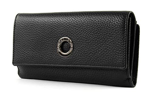 Mandarina Duck Mellow Leather, Akcesoria podróżnicze-Portfele damskie, Czarny, L