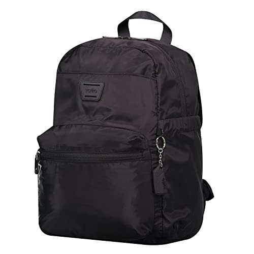 TOTTO, Plecak składany w kolorze szarym-Xingu Unisex dla dorosłych, jeden rozmiar, czarny