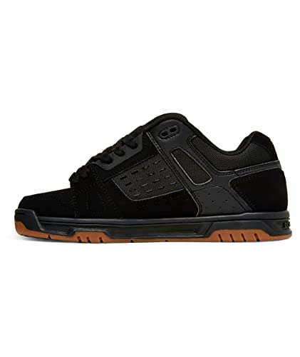 DC Męskie buty skate Stag Low Top, Czarny/guma, 11.5