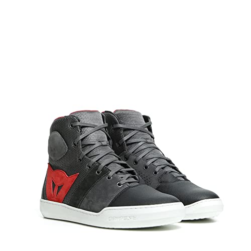 Dainese York Air Shoes, buty motocyklowe, letnie, wentylowane, męskie, Phantom/czerwone, rozmiar 40