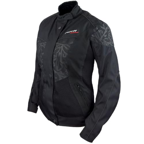 Roleff Racewear 15033 Lady Messina Mesh Motorradjacke, M, czarny