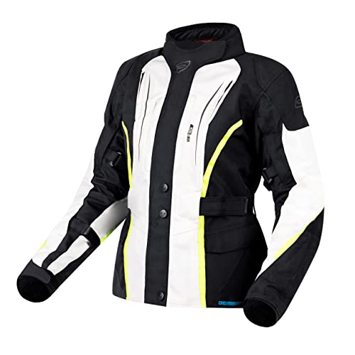 Ozone Sahara Lady Textile kurtka motocyklowa dla kobiet, łokcie, ochraniacze na ramiona, membrana Reissa, 10 kanałów wentylacyjnych, elementy odblaskowe, kieszenie