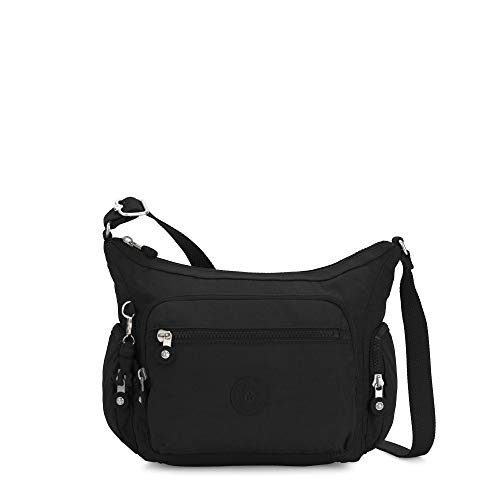 Kipling Gabbie mała torebka na ramię, lekka torebka na co dzień, torba na ramię, Czarny Czarny, One Size, Gabbie mała torba na ramię, lekka torebka na co dzień, torba na ramię