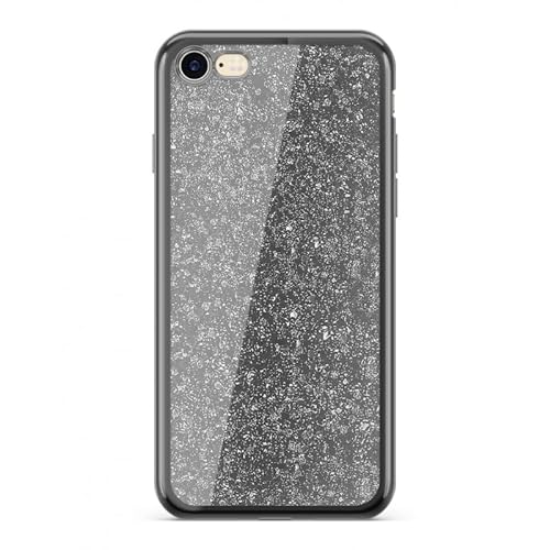 ERT GROUP Etui na telefon komórkowy iPhone 7 Plus/ 8 Plus, z brokatem elektrycznym, czarne