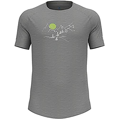 Odlo T-shirt męski Crew Neck S/S Ascent Pw 130 Land T-Shirt