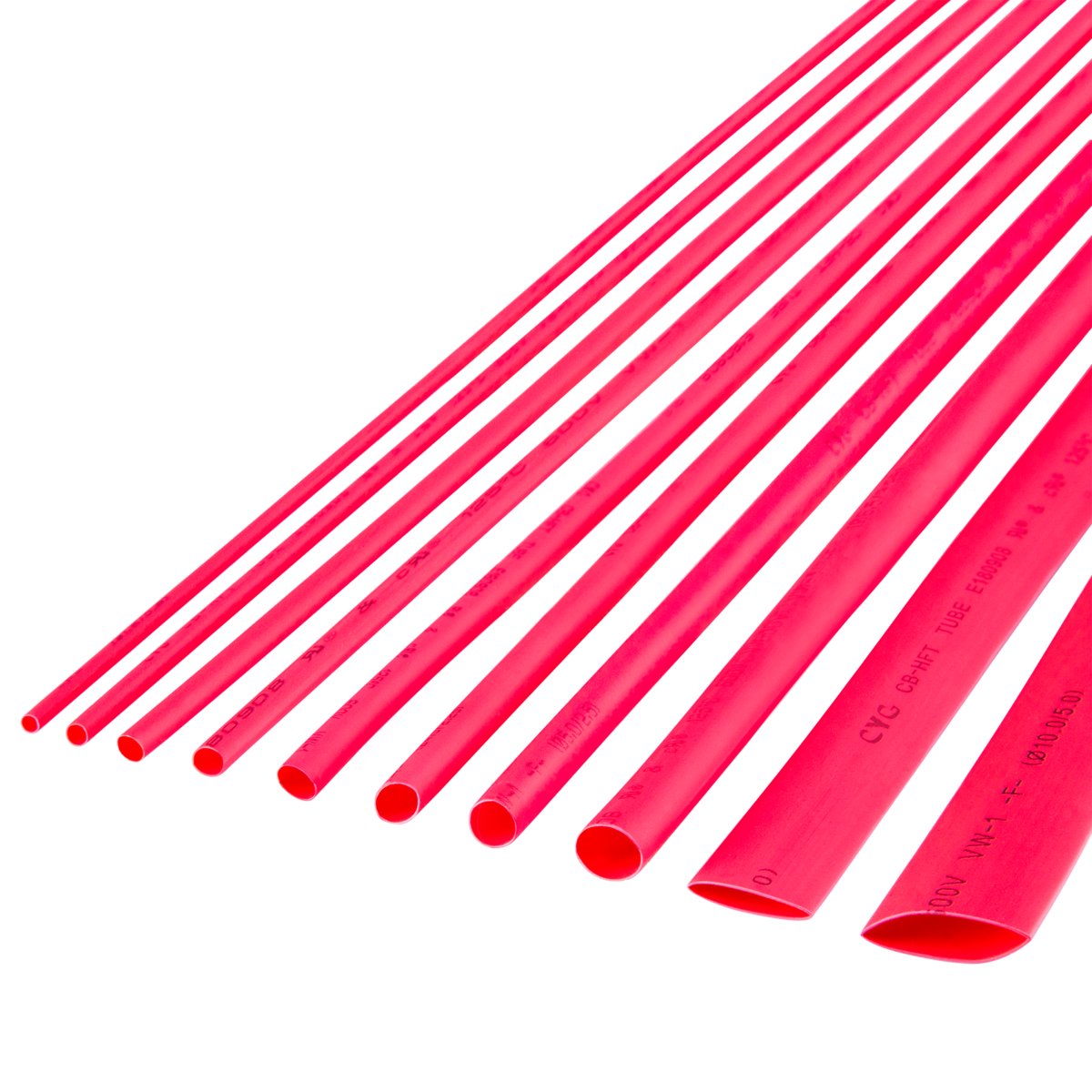 Cabletech Rurka termokurczliwa 2.5mm x 1m czerwona LEC-NAR0254.1 LEC-NAR0254.1