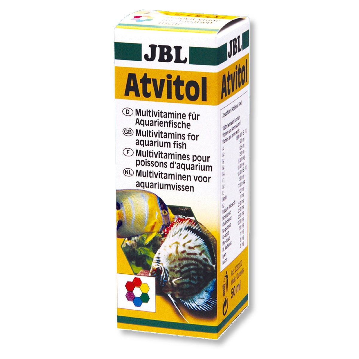 JBL multivitamin do akwariów ryby, krople 50 ML, atvitol 20300