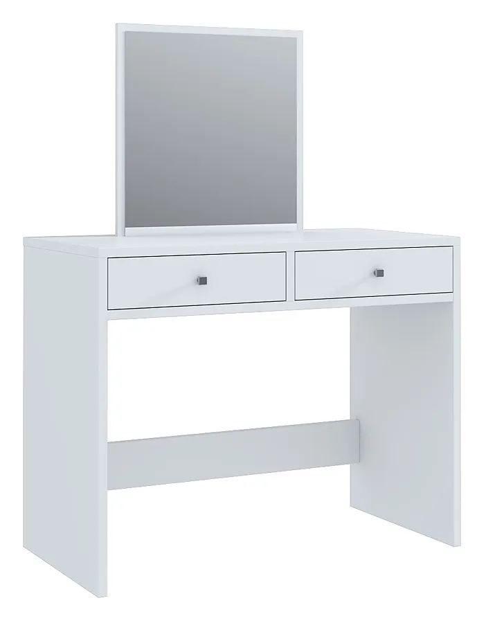 Biała klasyczna toaletka z lustrem B5-C83