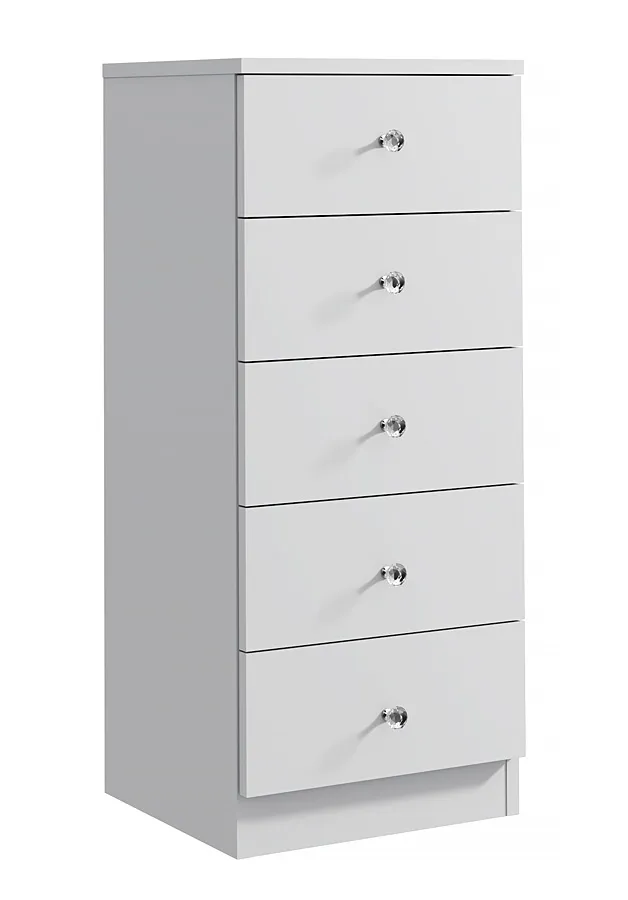 Biała komoda w stylu glamour A7-W86