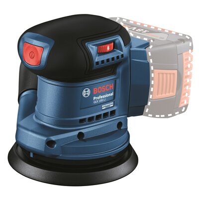 Bosch Szlifierka mimośrodowa 18V GEX 185-LI / bez aku
