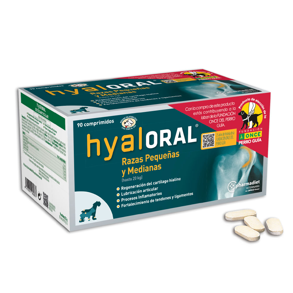 Hyaloral dla małych i średnich psów - 90 tabletek