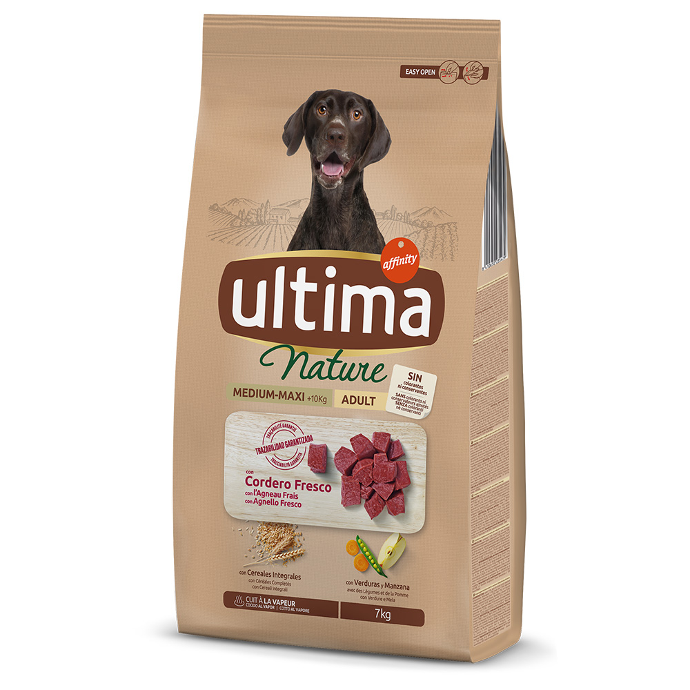 Ultima Nature Medium / Maxi Lamb dla psów - 7 kg