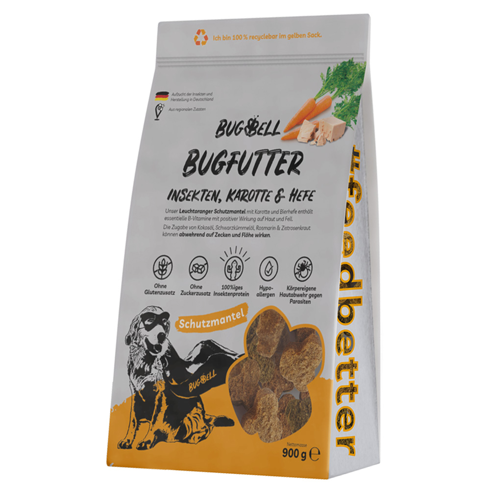 BugBell BugFood Owady, Marchew i Drożdże - 900 g