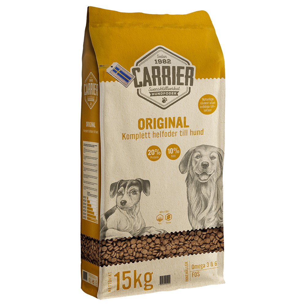 Carrier Original karma dla psów - opakowanie ekonomiczne: 15 kg
