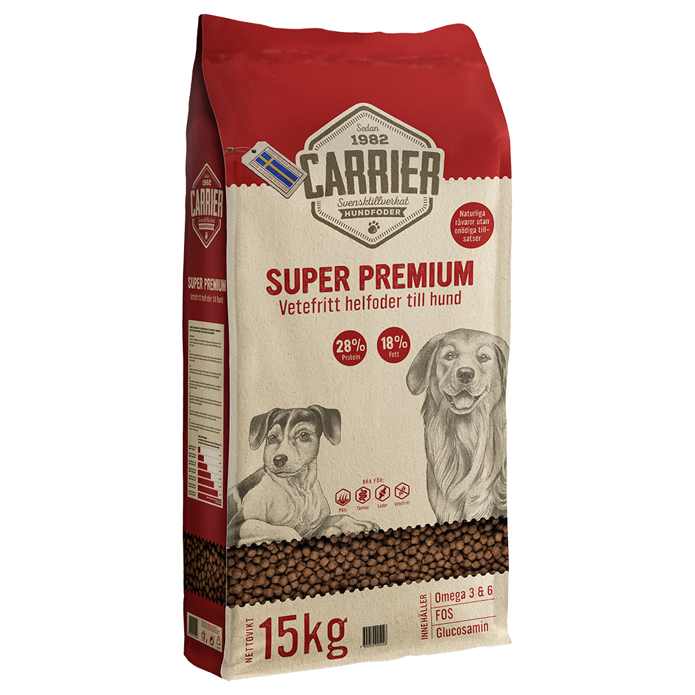 Carrier Hundfoder Super Premium 15 kg