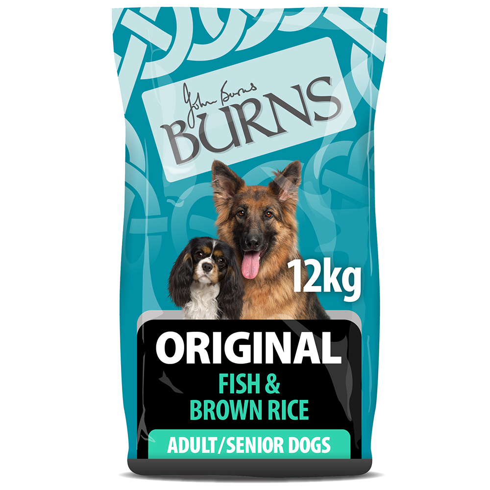 Burns Adult & Senior Original, ryba i brązowy ryż - 12 kg