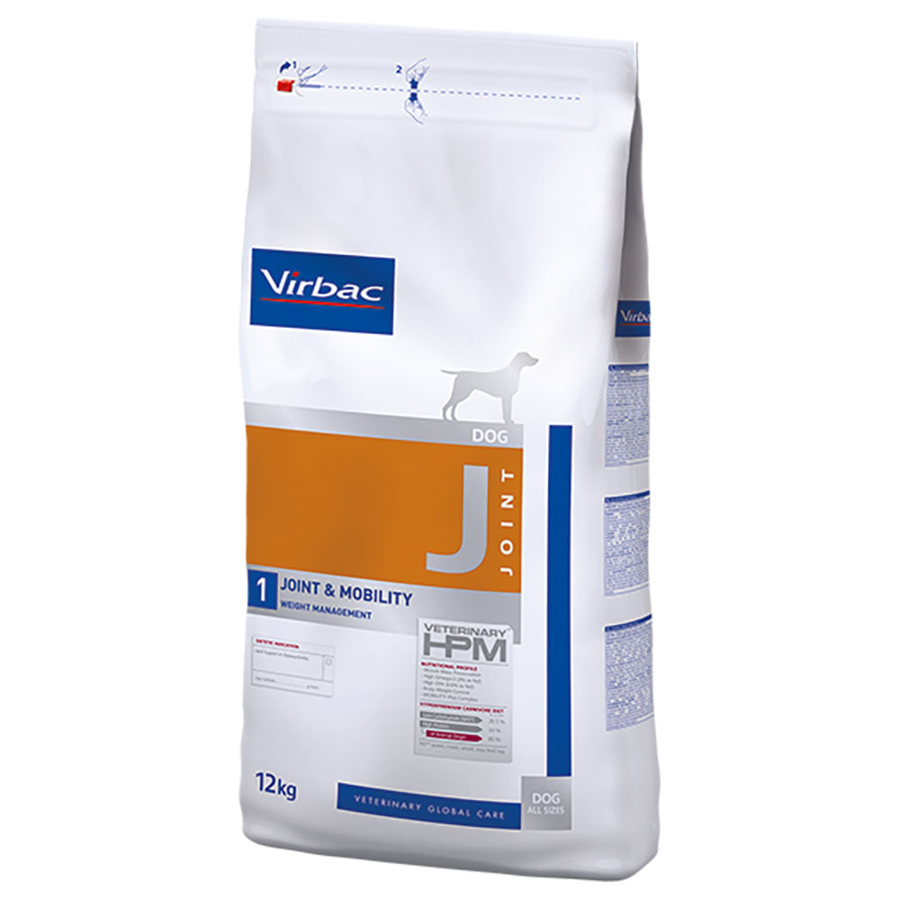 Virbac Veterinary HPM Dog Joint & Mobility J1 - Opakowanie ekonomiczne: 2 x 12 kg