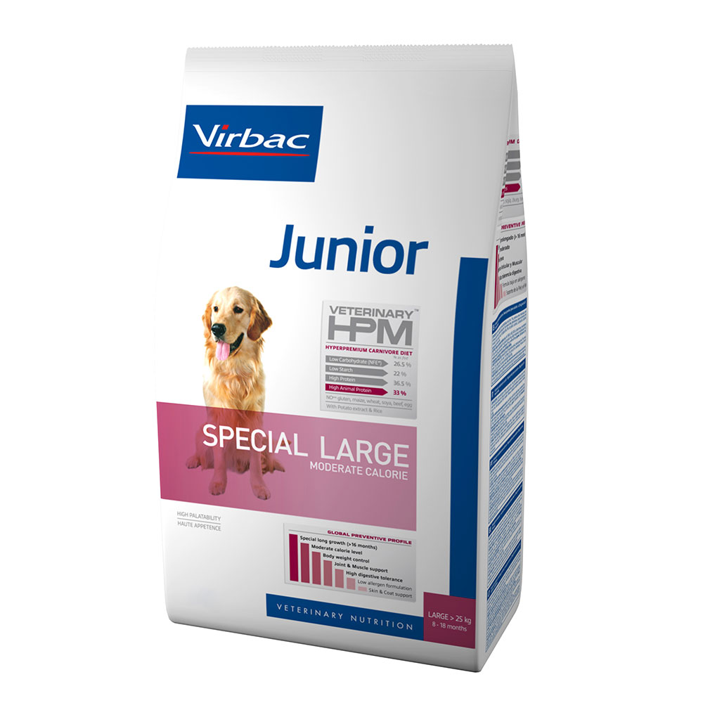 Virbac Veterinary HPM Junior Special Large dla szczeniąt - 12 kg
