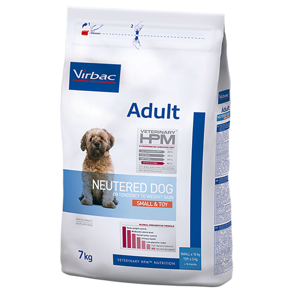 Virbac Veterinary HPM Adult Neutered Small & Toy dla psów - 7 kg