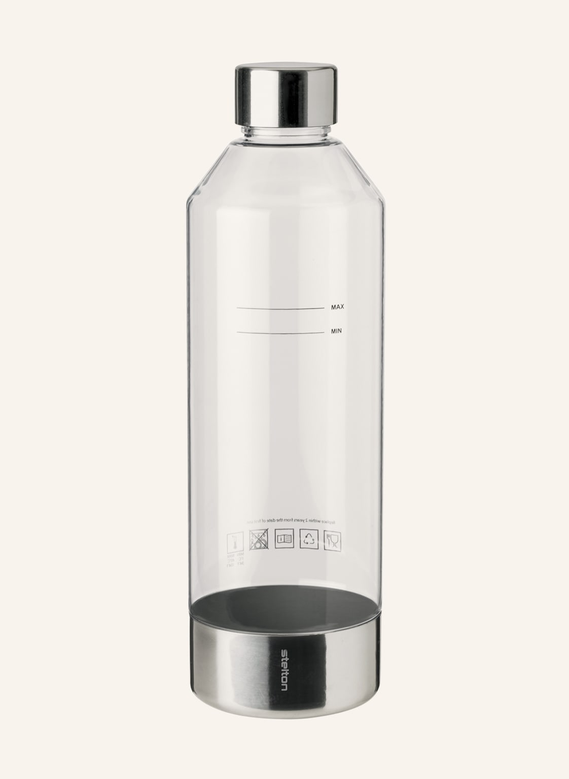 Stelton Butelka Do Saturatora Do Wody Brus silber