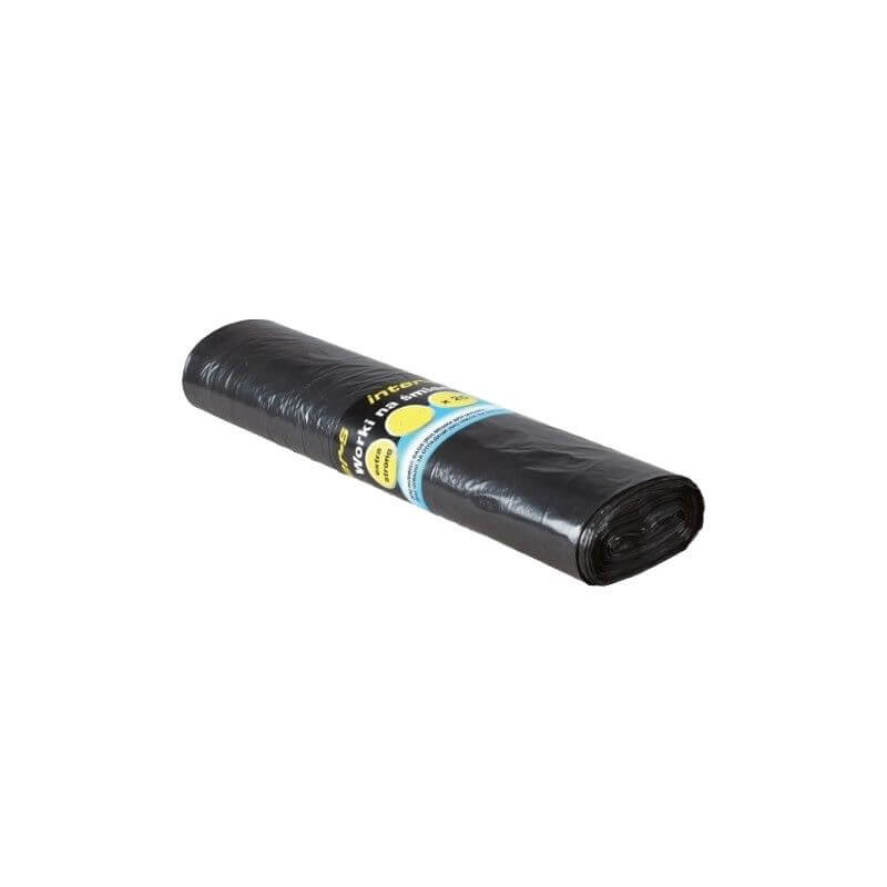 Worki Worek Na Śmieci 120L Ldpe Mocne Czarne 25SZT
