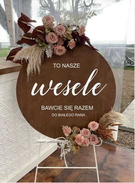 Naklejka ślubna: To nasze wesele
