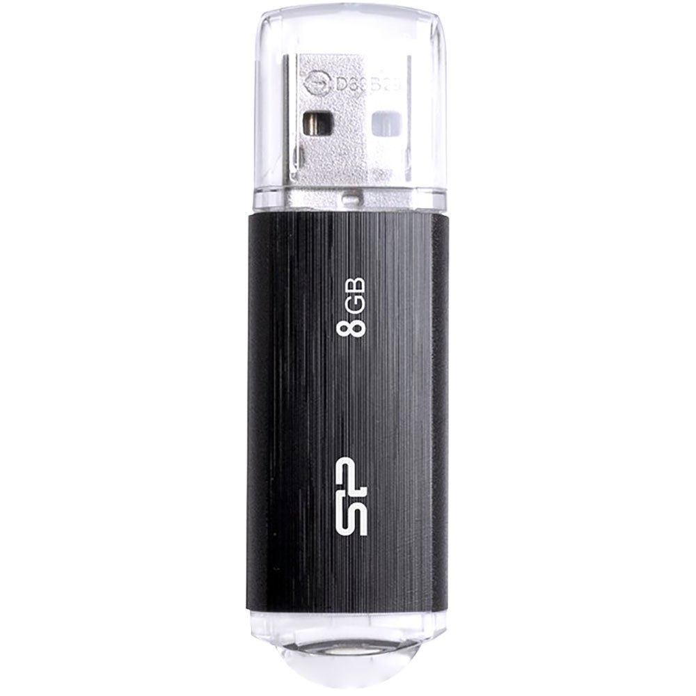Silicon Power Ultima U02 8GB USB 2.0 kolor czarny (SP008GBUF2U02V1K)