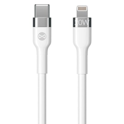 Forever Kabel Flexible USB-C/Lightning 20W 1m GSM115425 Biały