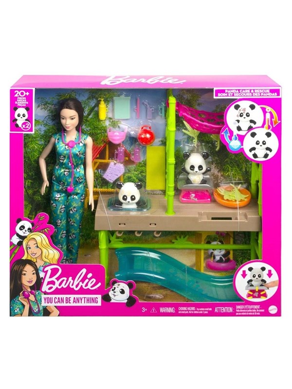 Barbie Career Panda Rescue Playset