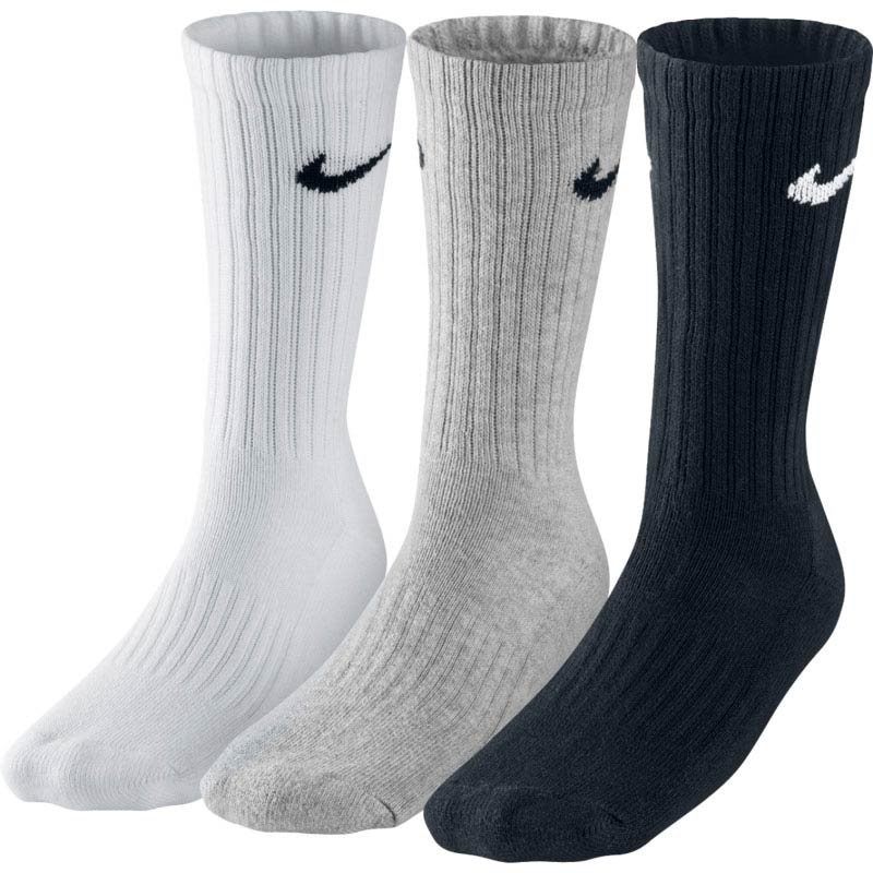 Nike, Skarpety męskie 3-pack, Value Cotton SX4508-965, rozmiar 42/46