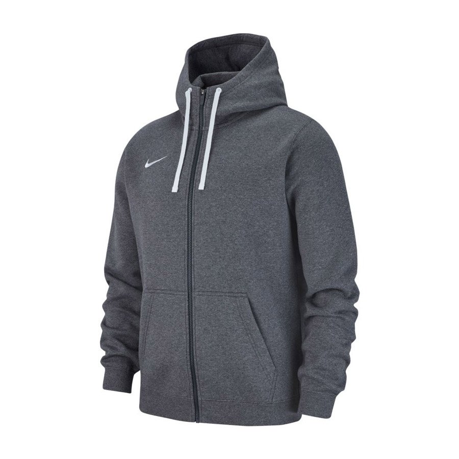 Nike, Bluza sportowa chłopięca, Hoodie FZ Y Team Club 19 AJ1458 071, szary, rozmiar M