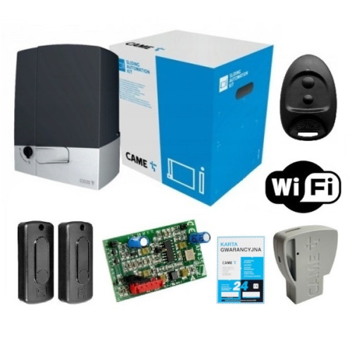 Came Zestaw BXV 4 SAFE 24V SPACE STANDARD + KEY WIFI do bram przesuwnych do 400 kg