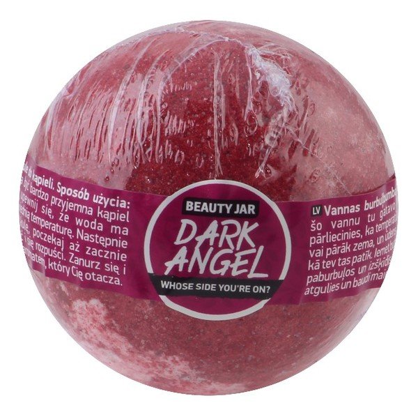 Beauty Jar Beauty Jar DARK ANGEL Musująca kula do kąpieli ze słodkim olejem migdałowym i witaminą E 150g