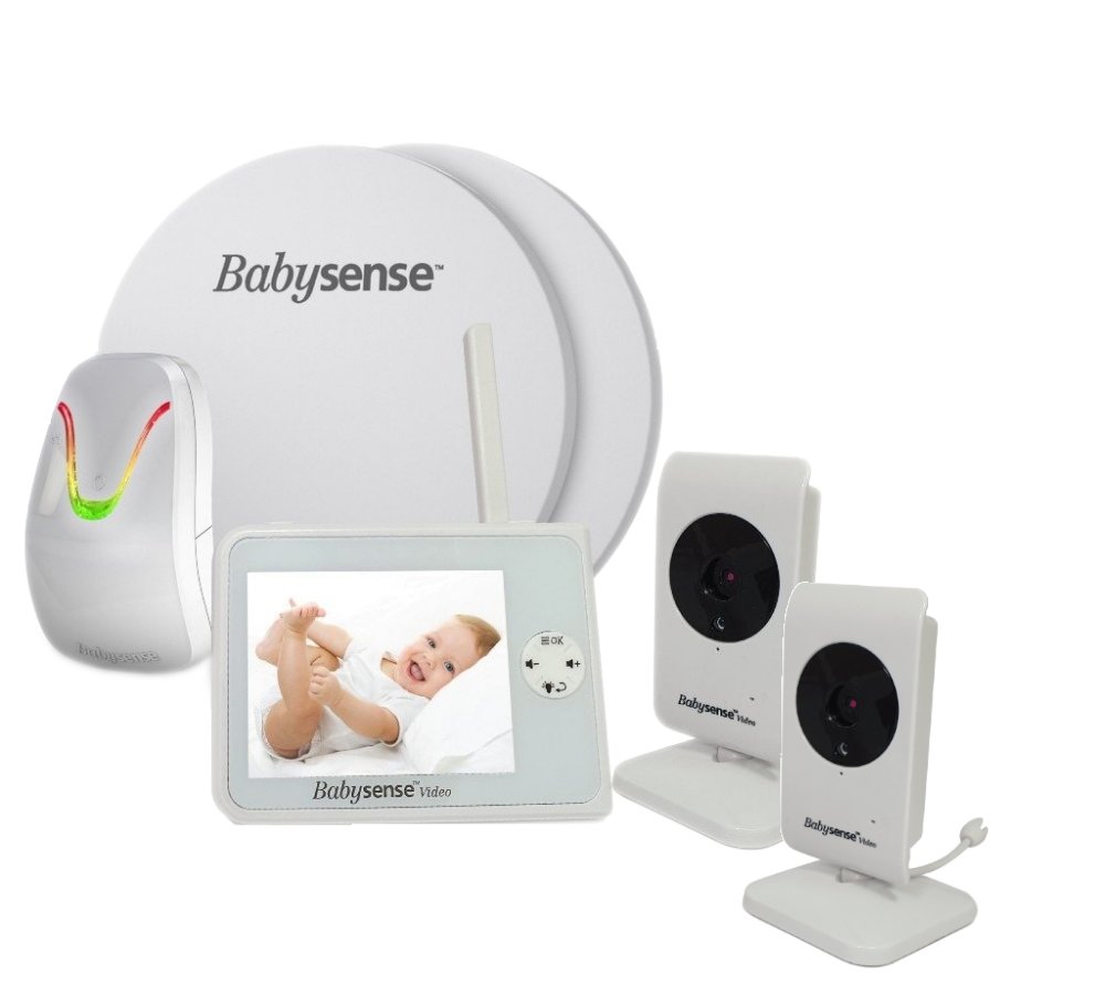 Babysense V35PG - Elektroniczna niania z 2 kamerami i Monitorem oddechu Babysense 7