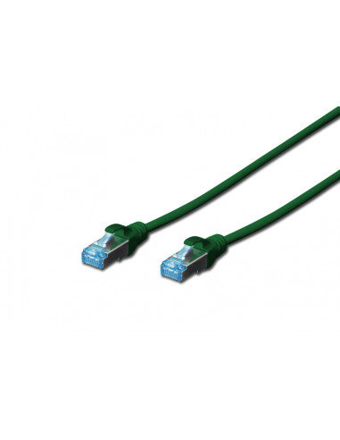 Digitus Kabel LAN RJ45 Professional DK-1531-005/G SF/UTP CAT 5e 0.50 m zielony