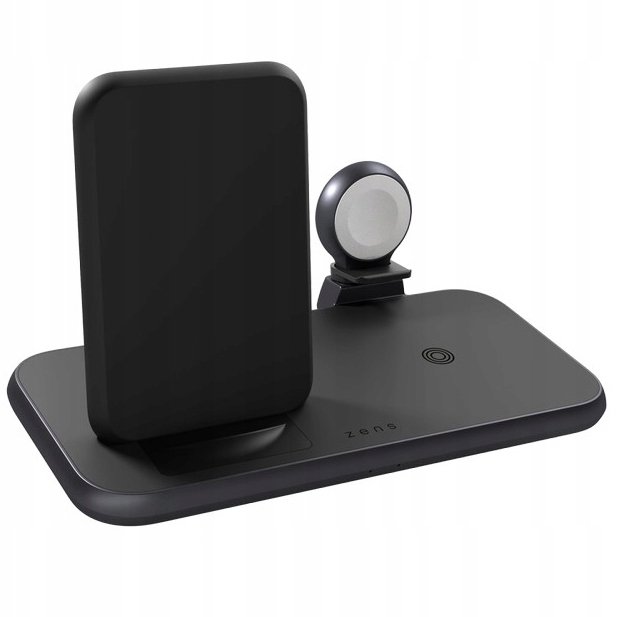 Zens Bezprzewodowa ładowarka 4v1 Stand Wireless Charger 45W USB PD ZEDC15B Czarna