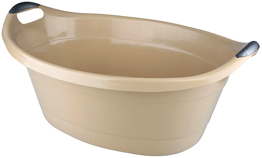 Artgos - Miska Owalna - Wanienka Na Pranie - Beżowa - 62 Cm - 25 L