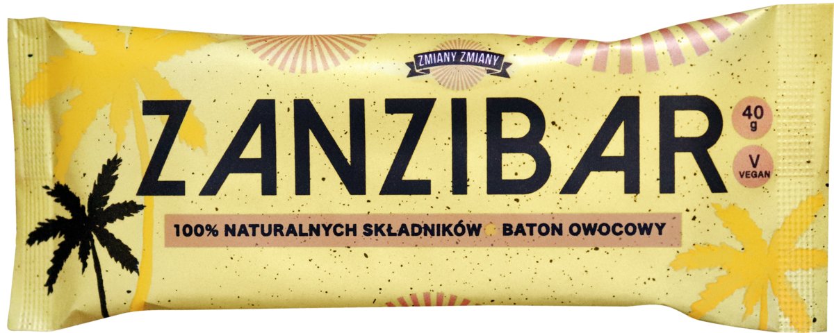 Baton Zanzibar Nerkowiec Ananas Mango 70g - Zmiany Zmiany