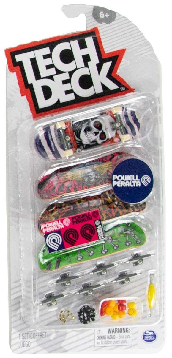 Tech Deck zestaw 4 deskorolki fingerboardy do złożenia Powell Peralta